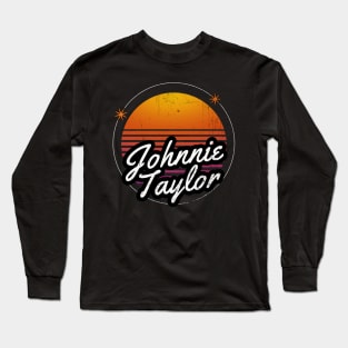 johnnie taylor vintage moon #1 Long Sleeve T-Shirt